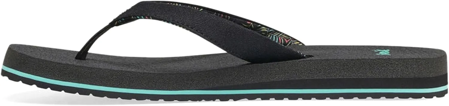 Sanuk Yoga Paradise II | Flip Flops for Women | Yoga Sandals For Women | Women's Beach Sandals | Memory Foam Footbed