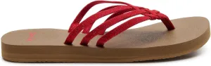 Sanuk Yoga Sandy II Sparkle | Flip Flops for Women | Yoga Sandals For Women | Women's Beach Sandals | Memory Foam Footbed