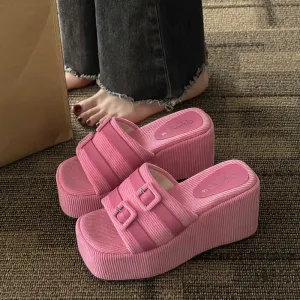 Sexy Barbie Pink Outdoor Sandals