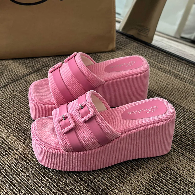 Sexy Barbie Pink Outdoor Sandals