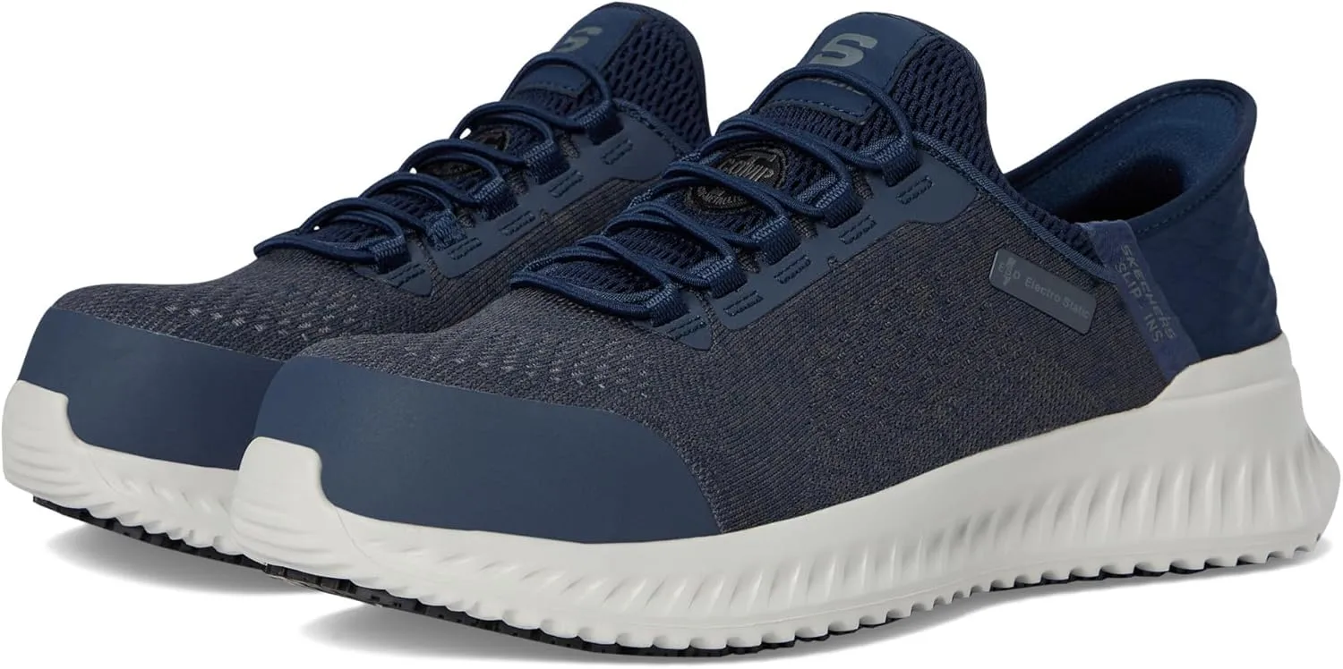 SKECHERS Men's Tilido ESD Comp Toe Sneaker