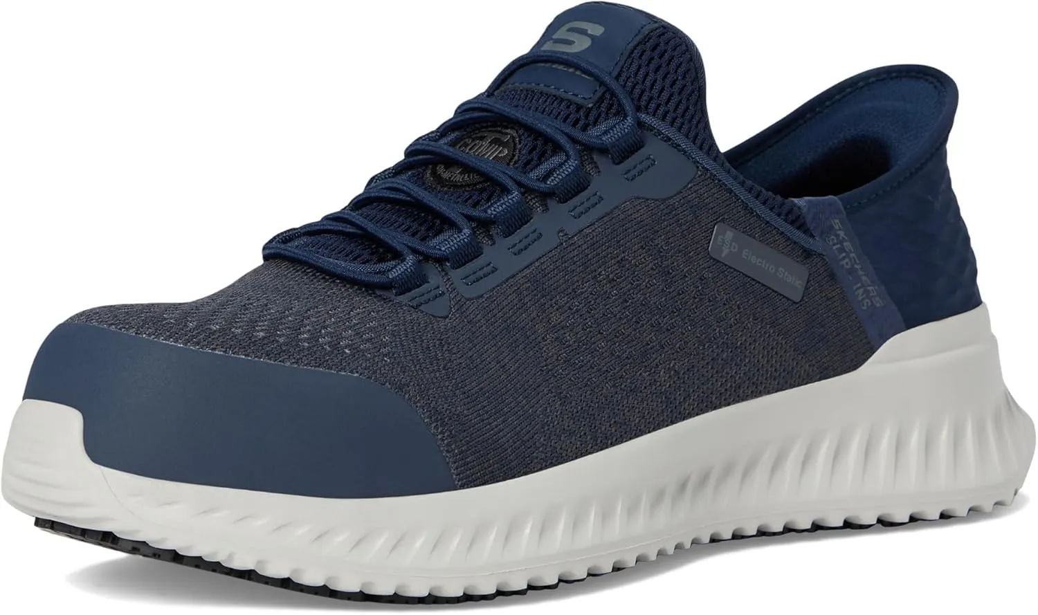 SKECHERS Men's Tilido ESD Comp Toe Sneaker