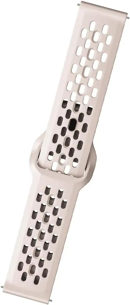 Soft Silicone Watch Bands 22mm 20mm 19mm 18mm, Breathable Sweatproof Sport Watch Straps with Quick Release for Women & Men (2 Packs)