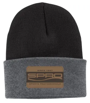 SPRO BEANIE BLACK WITH PATCH