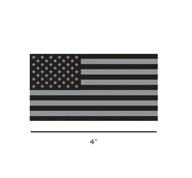 Stars and Stripes - Silver/Black
