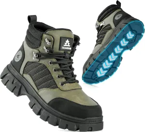 Steel Toe Boots for Men Waterproof Work Safety Shoes Non-slip Breathable Comfort Lightweight, Industrial & Construction Shoes, Indestructible Welding Boots
