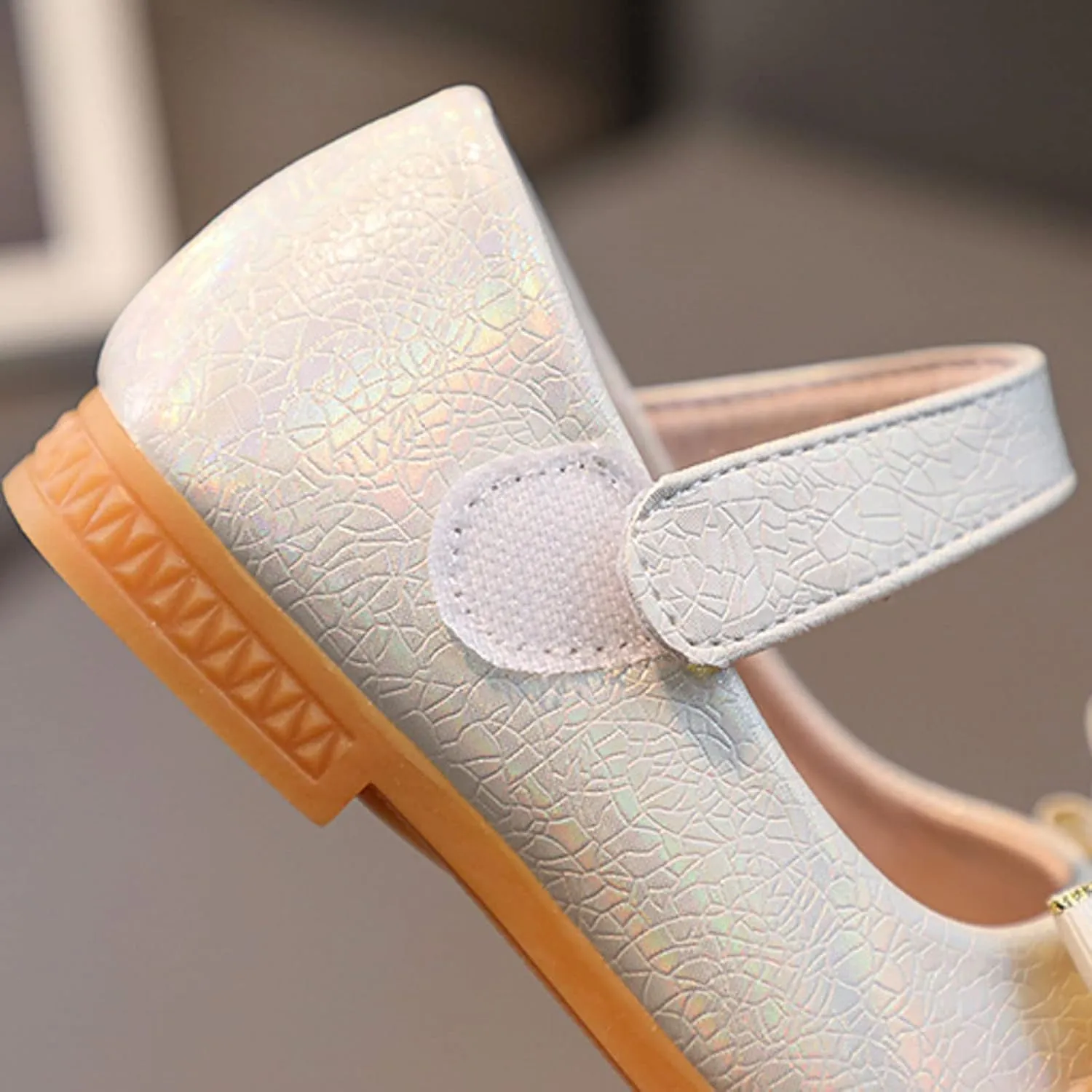 Toddler Girls Dress Shoes Ballerina Ballet Bow Flat Little/Big Kids Mary Jane Pary Wedding School Platform Shoes