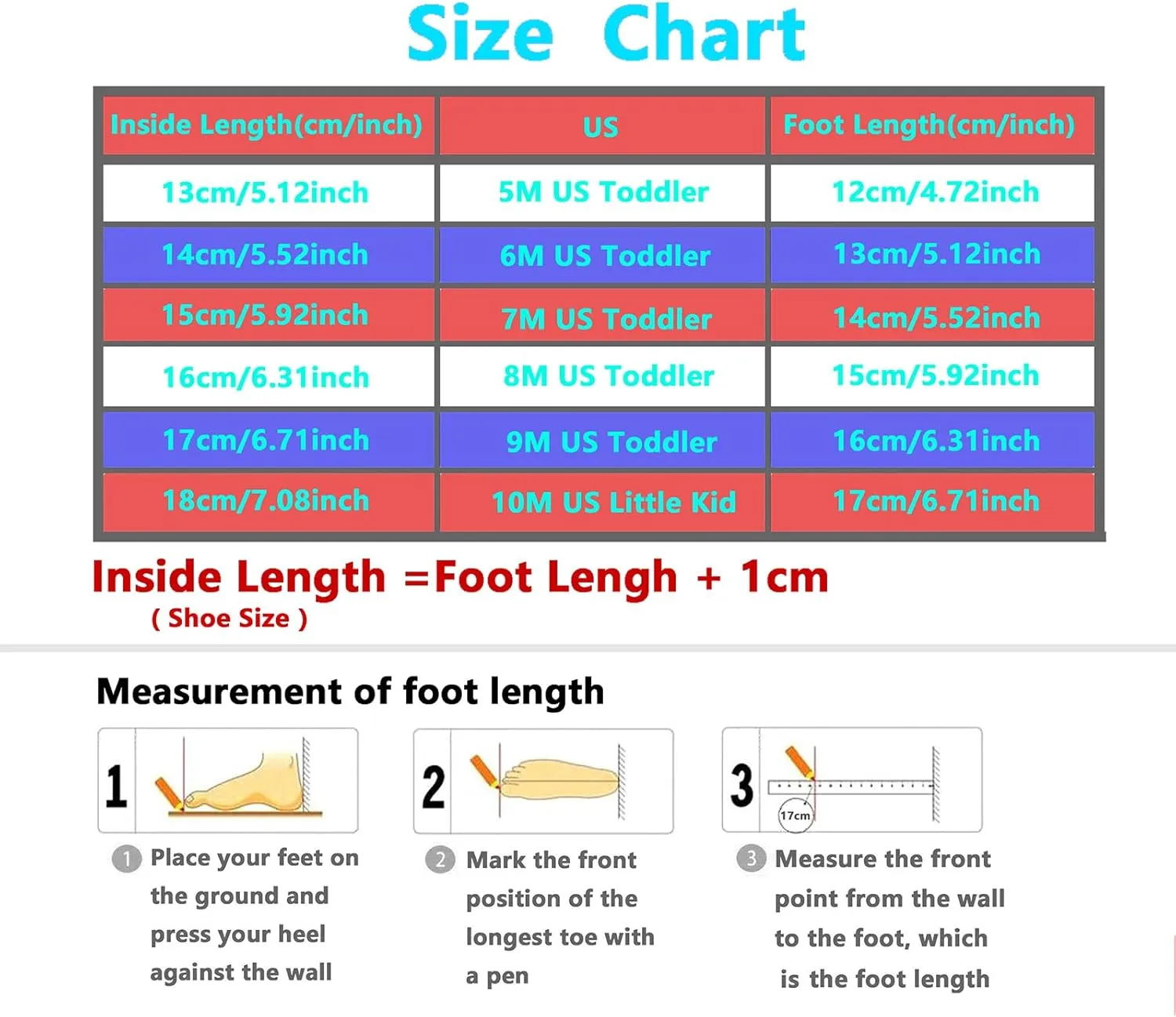 TRIWORIAE-Kids Toddler Rubber Rain Shoes EVA Waterproof Rain Boot Non-Slip Wellington Boots for Children Boys/Girls