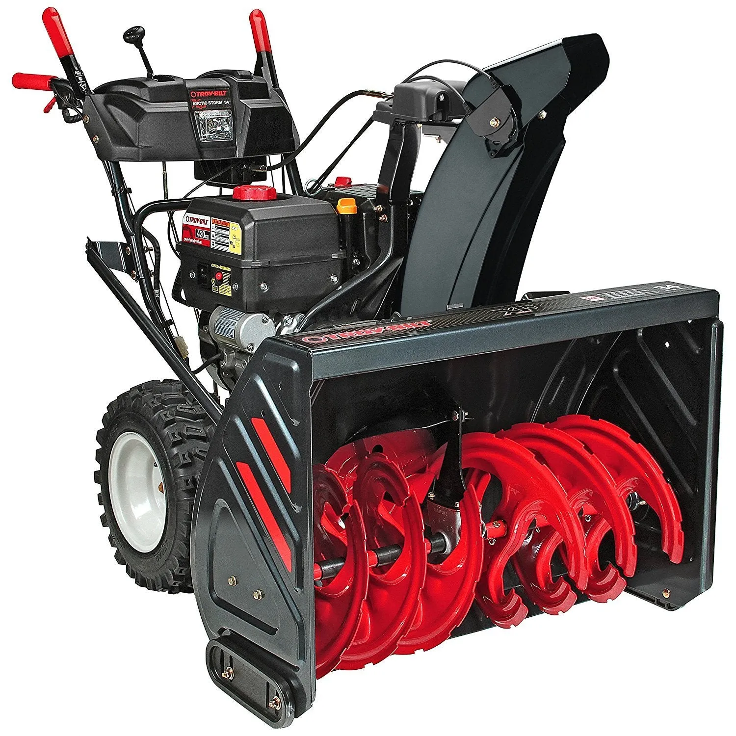 Troy-Bilt Arctic Storm 34XP 420cc Electric Start 34-Inch Two-Stage Gas Snow Thrower