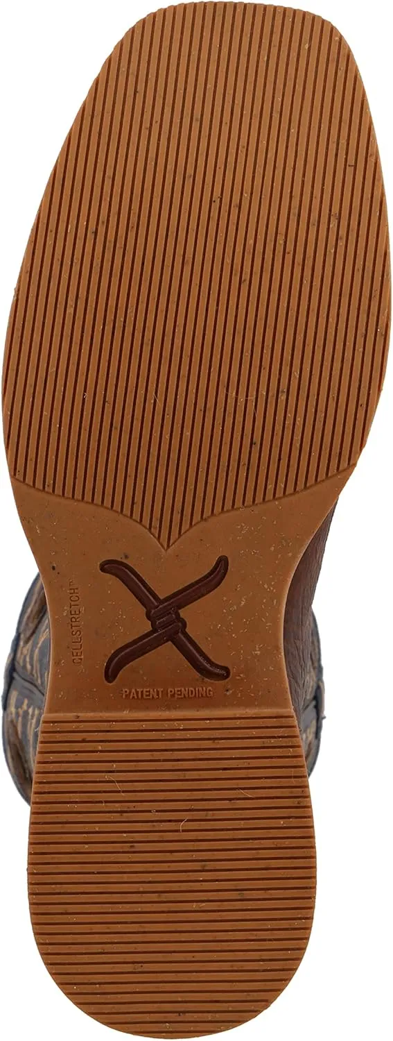 Twisted X Men's 11" Pull On Work Boot, Moc Toe Nano Toe with CellStretch