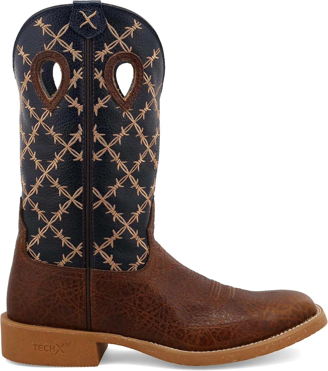Twisted X Men's 11" Pull On Work Boot, Moc Toe Nano Toe with CellStretch