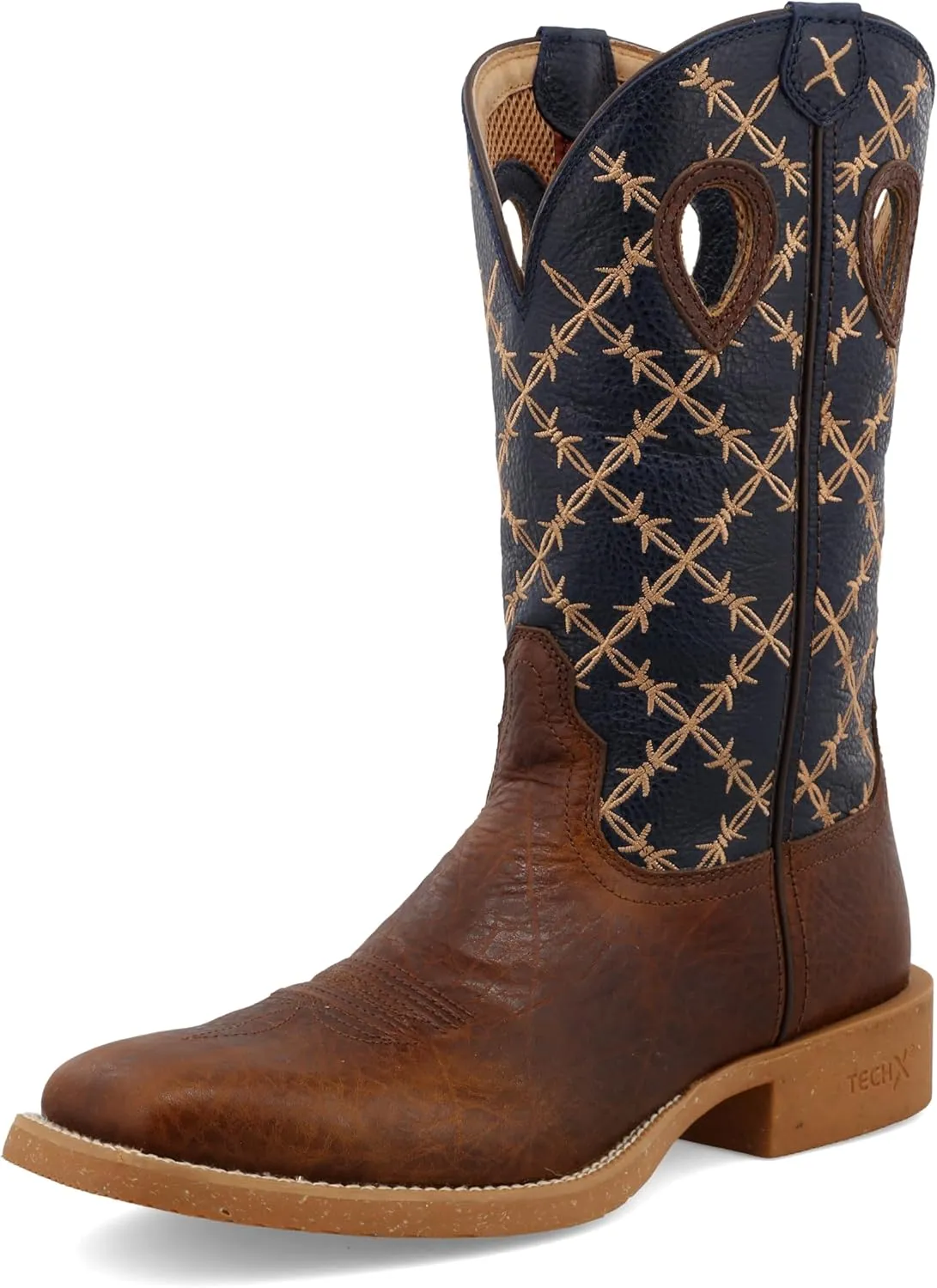 Twisted X Men's 11" Pull On Work Boot, Moc Toe Nano Toe with CellStretch