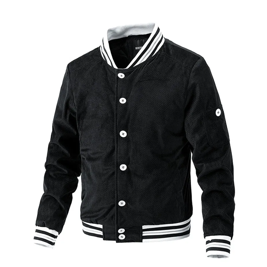 West Louis Corduroy Baseball Varsity Fashion Jacket