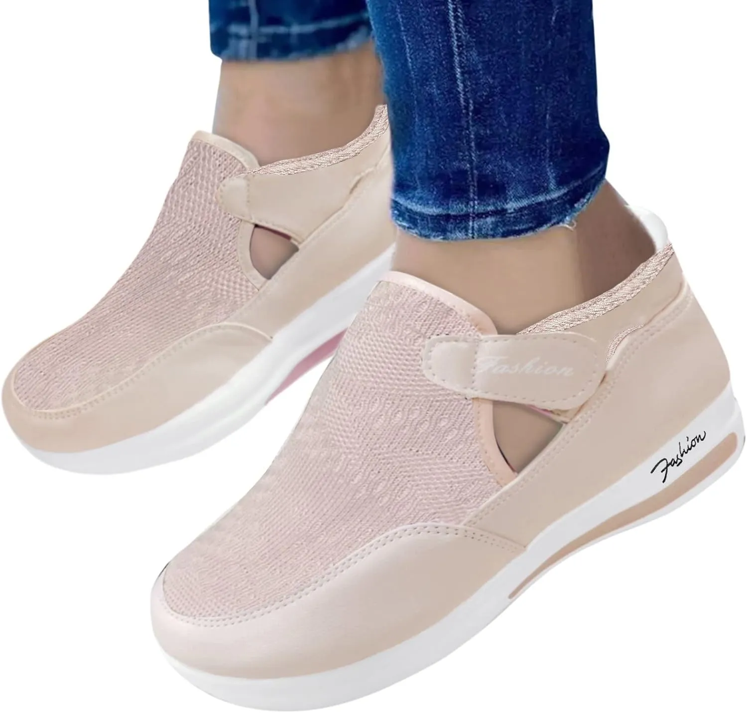 Women Sneakers Size 6 Wide Slip On Shoes Women Wide Arch Support Sneakers Women Wide Width Slip On Sneakers Women Size 8 Wide Zapatos para Correr De Mujer