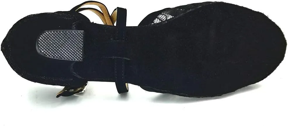 Women's 1920s Lace Party Wedding Shoes Practice Ballroom Dance Shoes