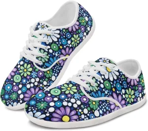 Women's Barefoot Shoes Breathable Comfort Wide Toe Walking Shoes Zero Drop Non Slip Sports Tennis Sneakers US 6-12.5