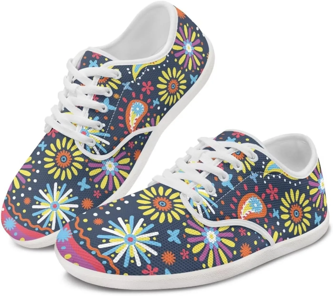 Women's Barefoot Shoes Breathable Comfort Wide Toe Walking Shoes Zero Drop Non Slip Sports Tennis Sneakers US 6-12.5