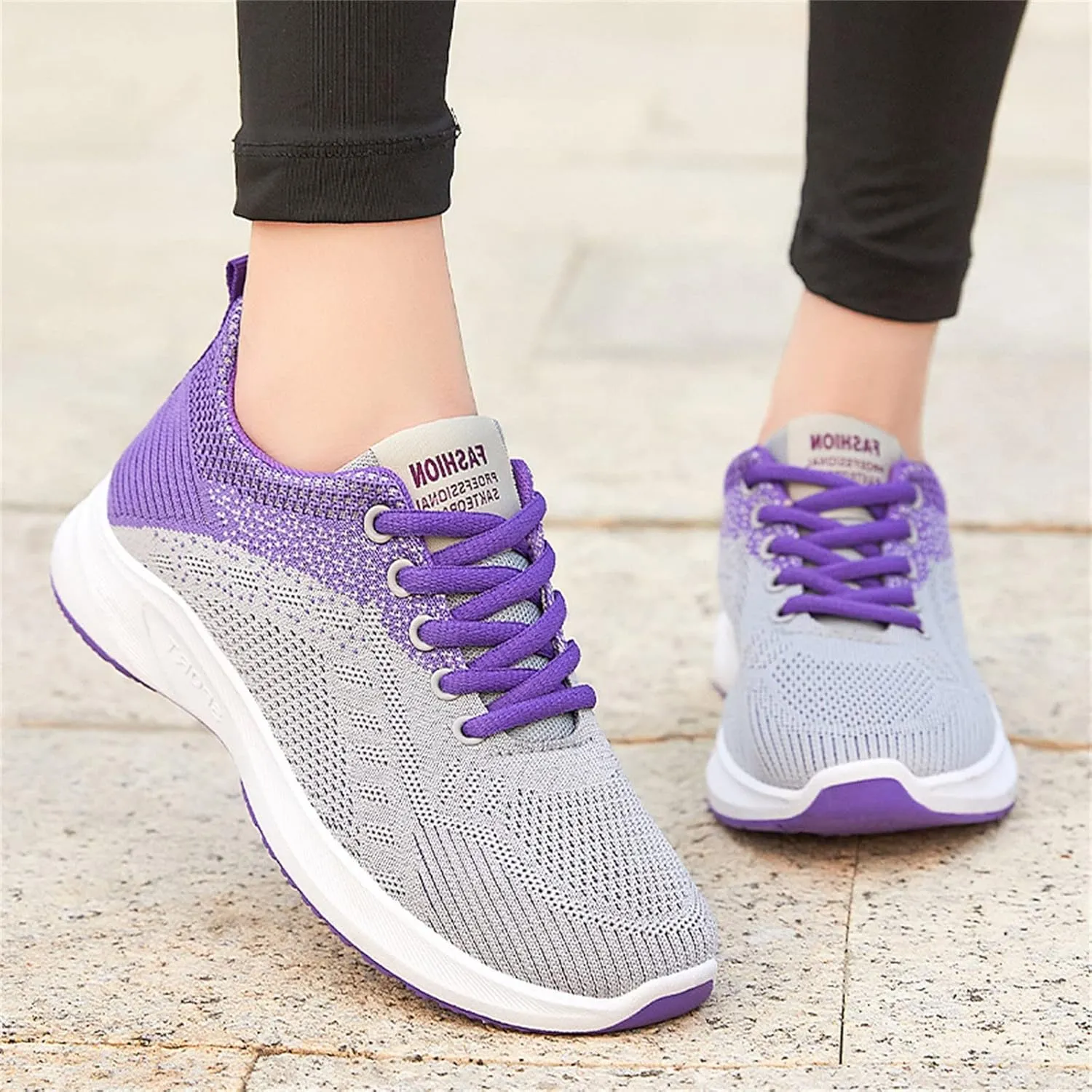 Womens Fashion Platform Sneakers 2023 Zapatos Negros para Mujer De Tacon Shoes for Women Sneakers Trendy Black White Sneakers Slip Ons for Women Platform Zapatos Comodos para Mujer De Vestir Anchos