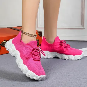 Women's Fashion Sneakers Slip On Walking Shoes Casual Comfortable Lightweight Breathable Mesh Sock Shoes Non Slip Athletic Workout Tennis Running Sneakers (9)