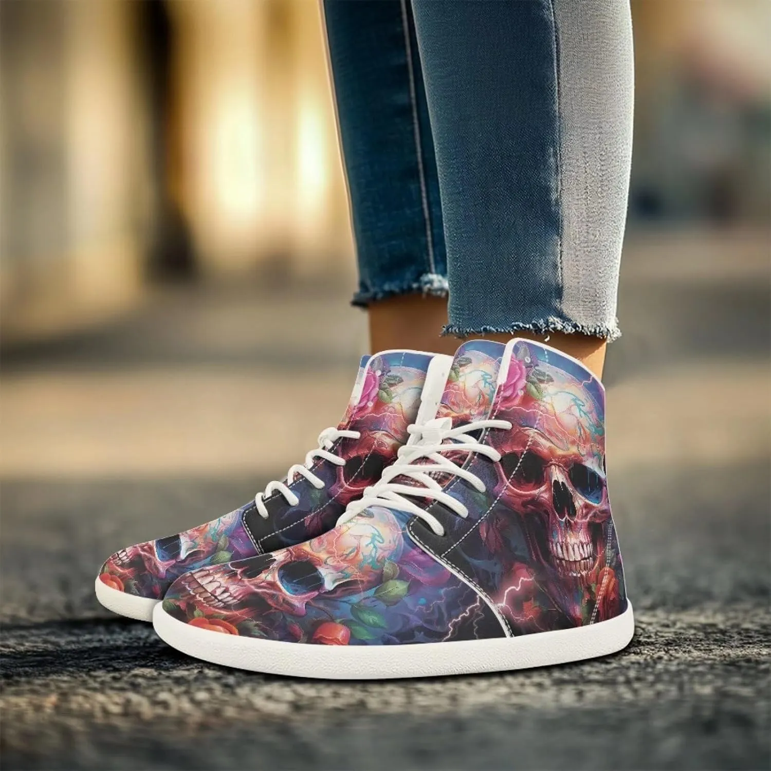 Women's Non-Slip Zero Drop Sole | Wide Width Fashion Sneaker Workout Running Waterproof Barefoot Shoes US 6-13.5