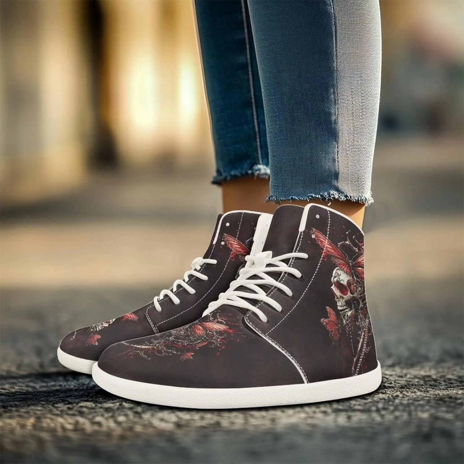 Women's Non-Slip Zero Drop Sole | Wide Width Fashion Sneaker Workout Running Waterproof Barefoot Shoes US 6-13.5