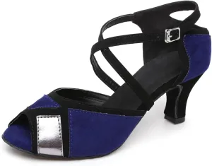 Women's Open Toe Latin Ballroom Dance Shoes Rumba Party Wedding Tango Dance Sandals QRX038
