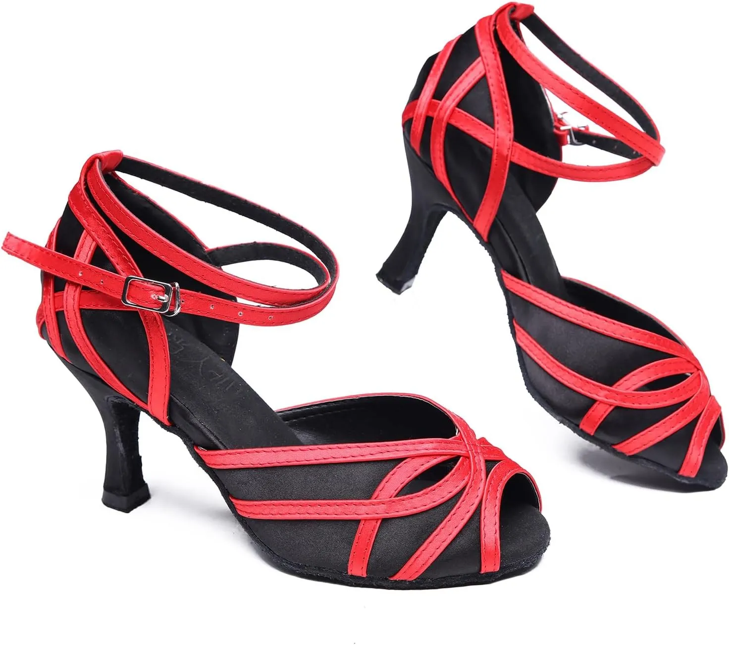 Women's Open Toe Latin Ballroom Dance Shoes Rumba Party Wedding Tango Dance Sandals QRX050