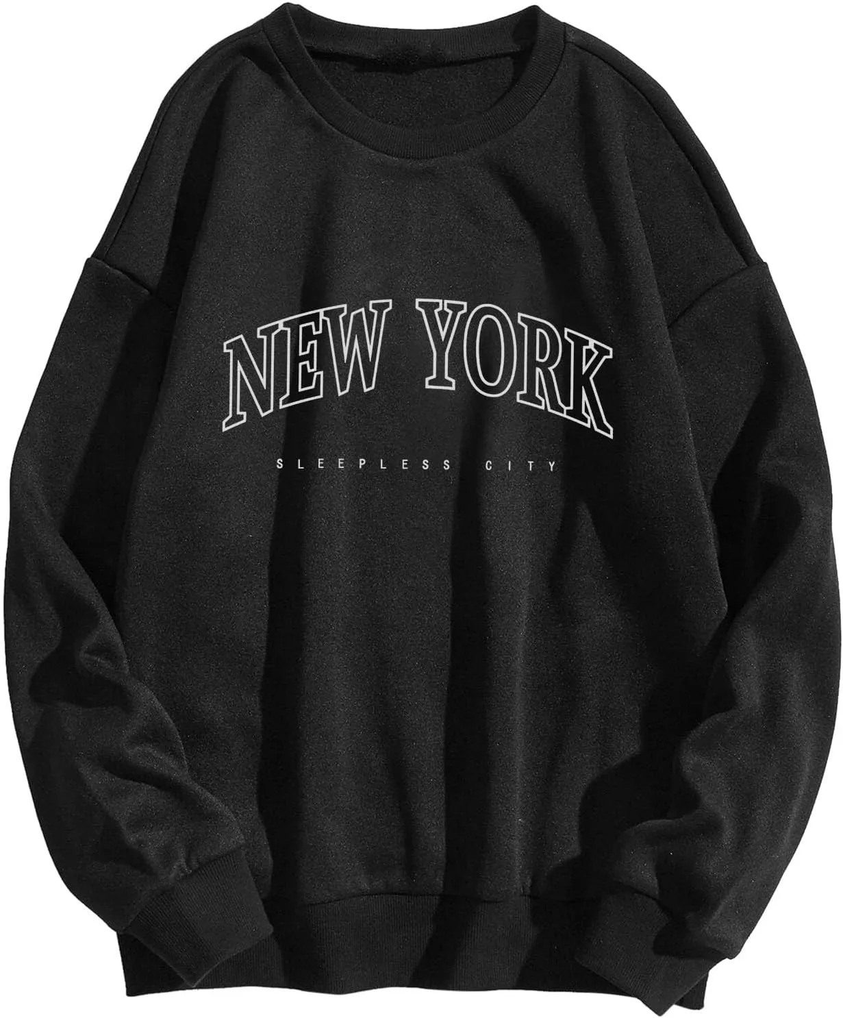 Women's Oversized Crewneck Sweatshirt Long Sleeve Los Angeles California Casual Pullover Loose Fashion Tops