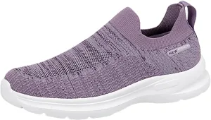 Women's Sneakers in White in Wide Width Slip On Shoes Women Nurses Tennis Shoes for Women Comfortable Non Slip White Sneakers for Women Wide Toe Box Women Slip On Sneakers Wide