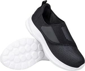 Women's Soft Orthopedic Shoes Breathable Woven Go Walking Slip On Foam Shoes Arch Support Hands Women Flat Dress Shoes