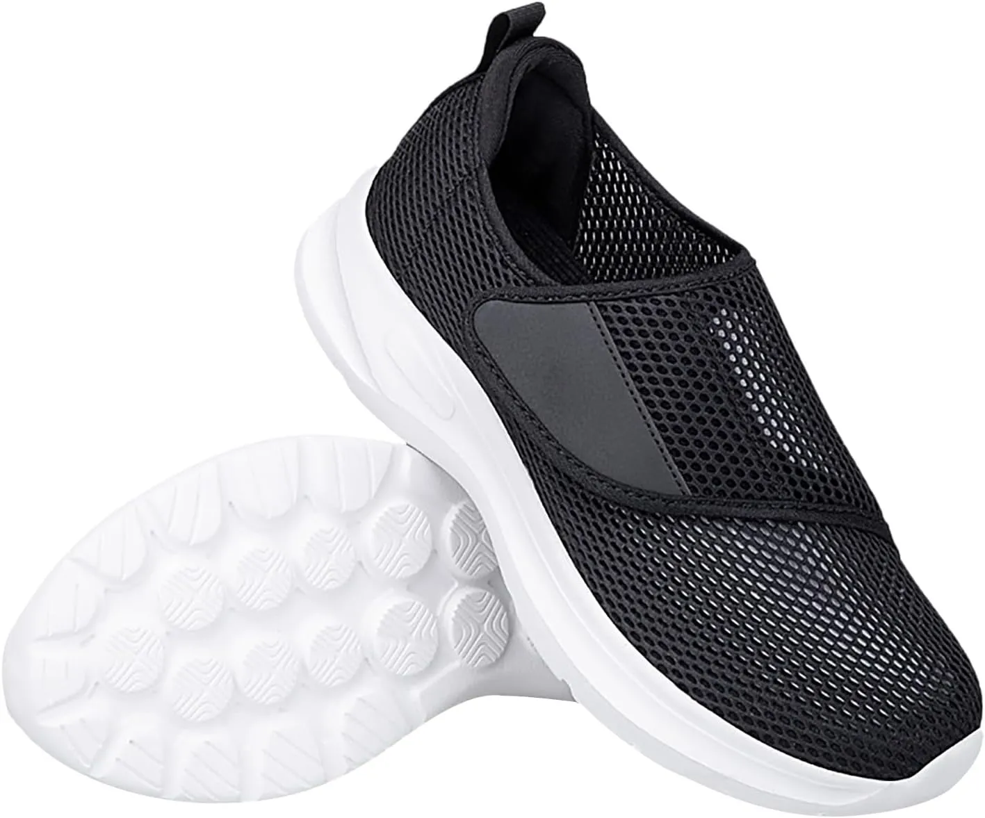 Women's Soft Orthopedic Shoes Breathable Woven Go Walking Slip On Foam Shoes Arch Support Hands Women Flat Dress Shoes