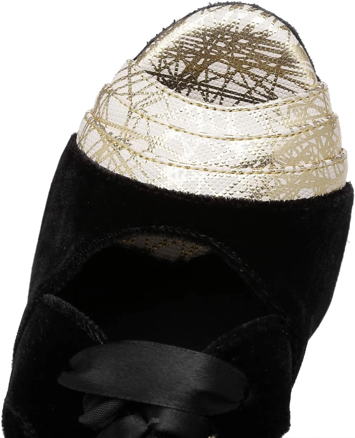 Women's Suede Sole Ballroom Dance Shoes Latin Salsa Glitter Performance Dance Shoes for 1920s