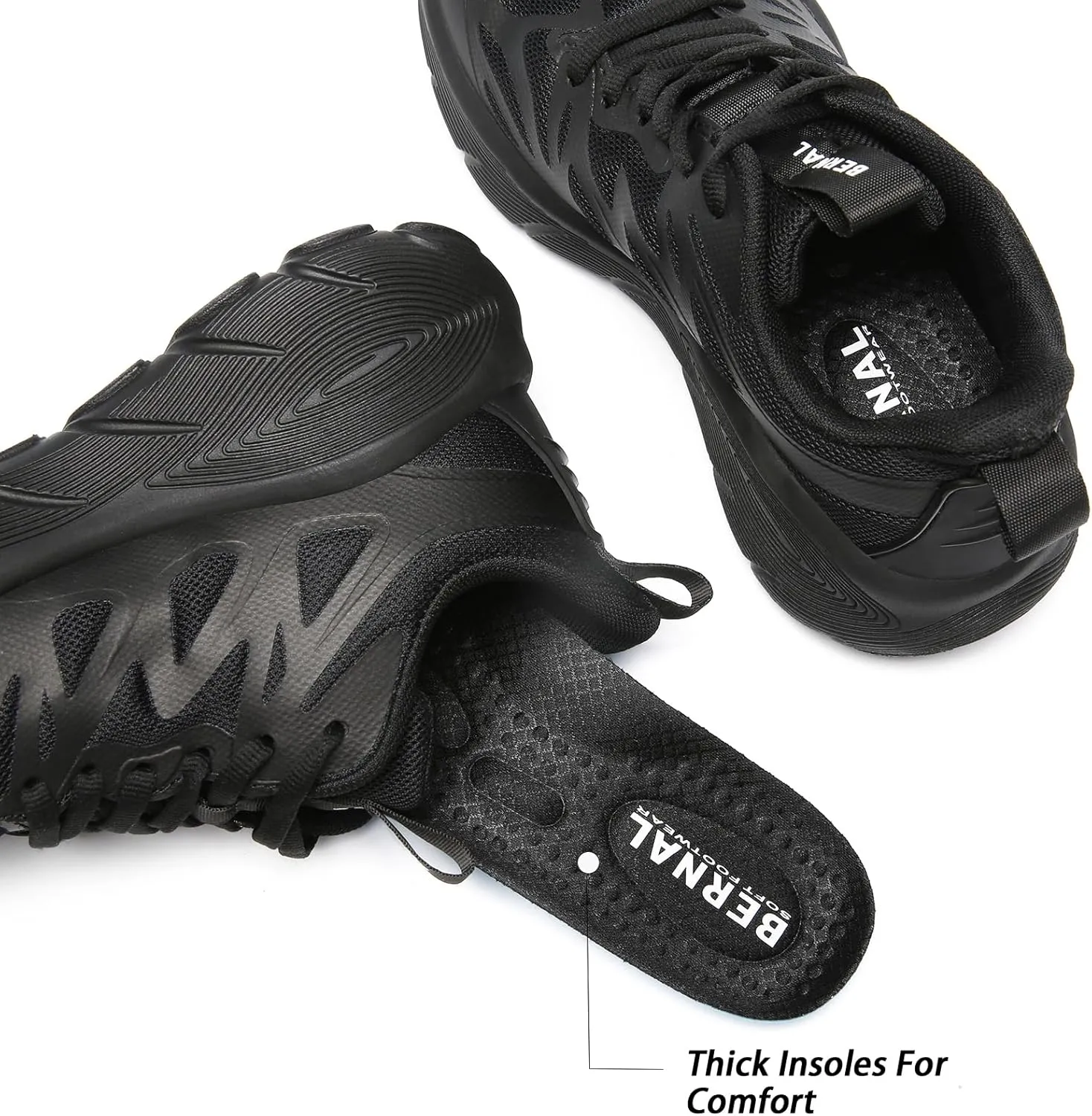 Women's Walking Shoes Cushion Running Tennis Shoes Non-Slip Comfortable Breathable Workout Gym Sports Athletic Sneakers