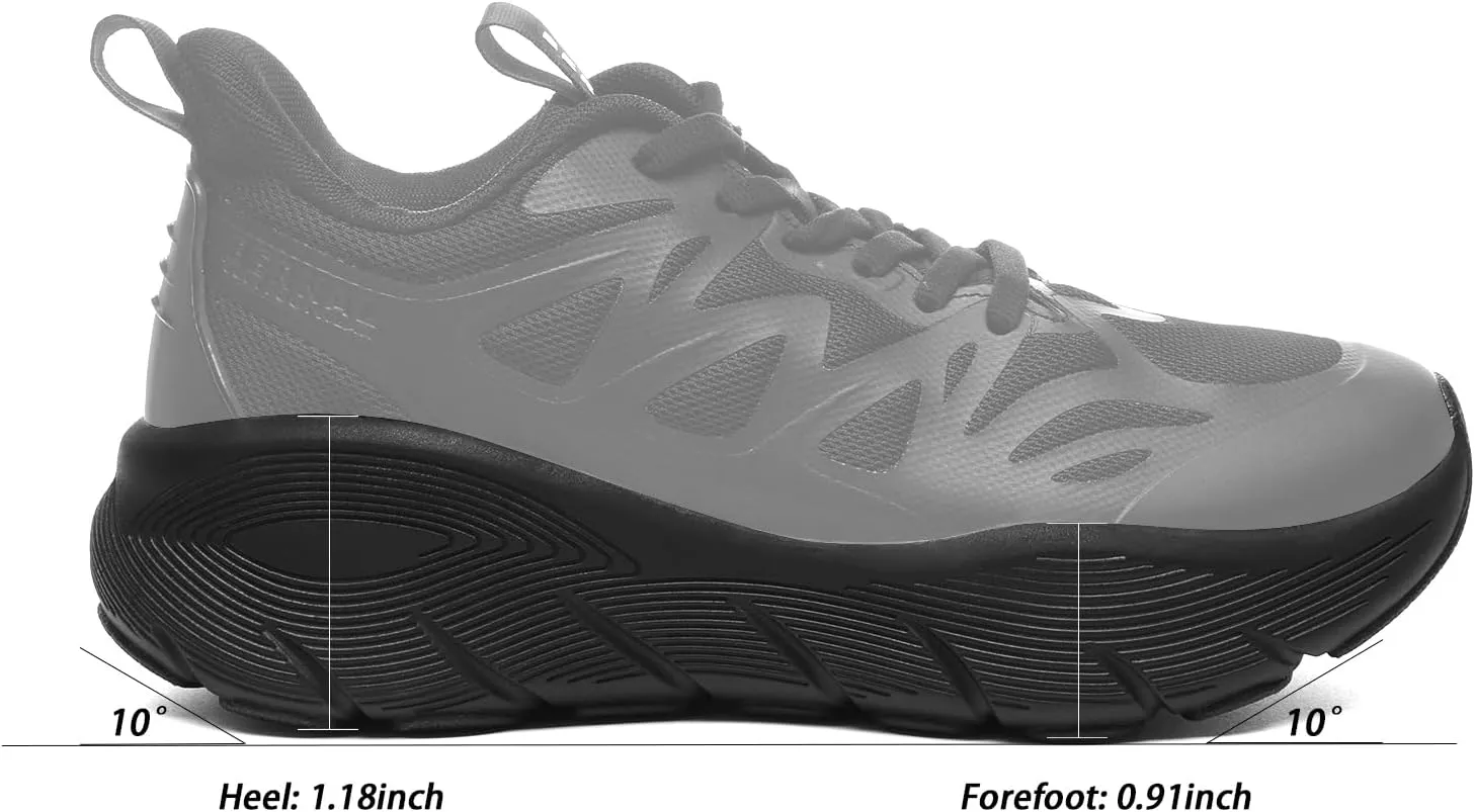 Women's Walking Shoes Cushion Running Tennis Shoes Non-Slip Comfortable Breathable Workout Gym Sports Athletic Sneakers