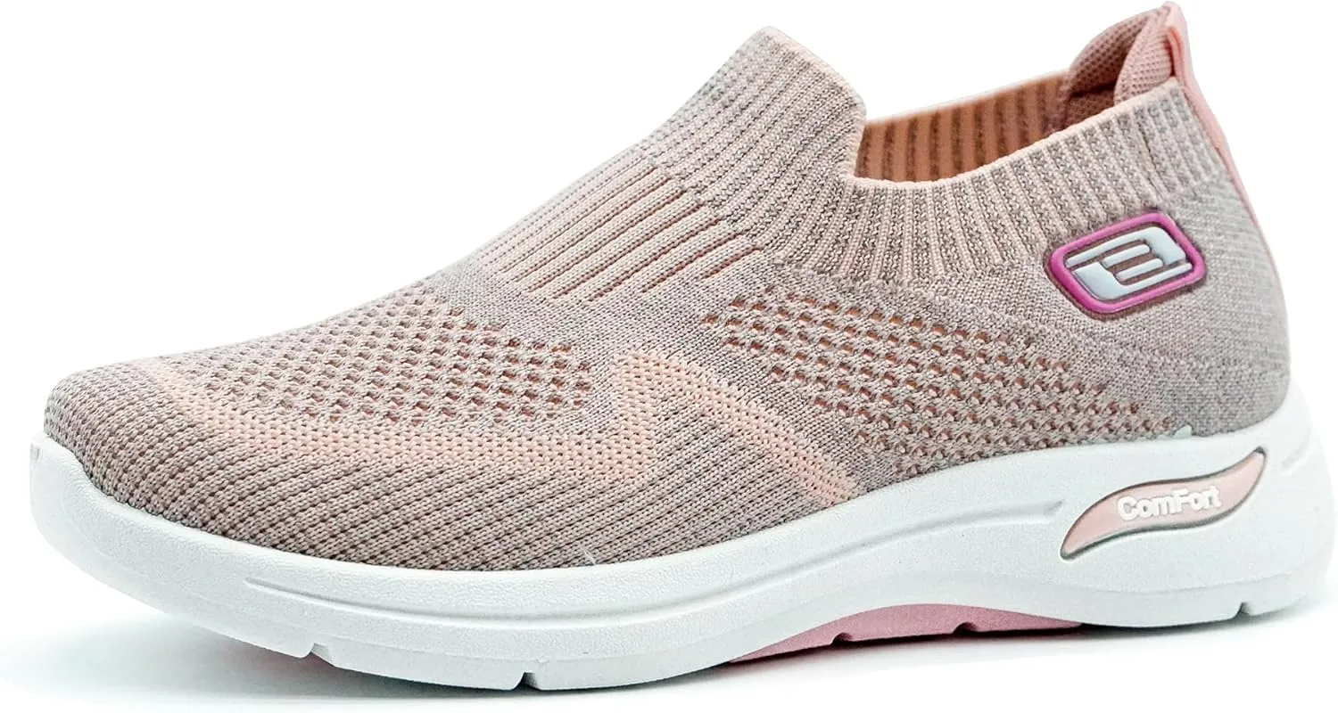 Women's Walking Tennis Shoes Lightweight Comfort Workout Casual Non Slip Fashion Sneakers with Arch Support Memory Foam