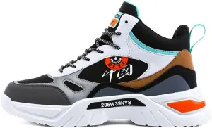 YAXE Unisexs Lace-up Fashion Chunky Dad Sneakers