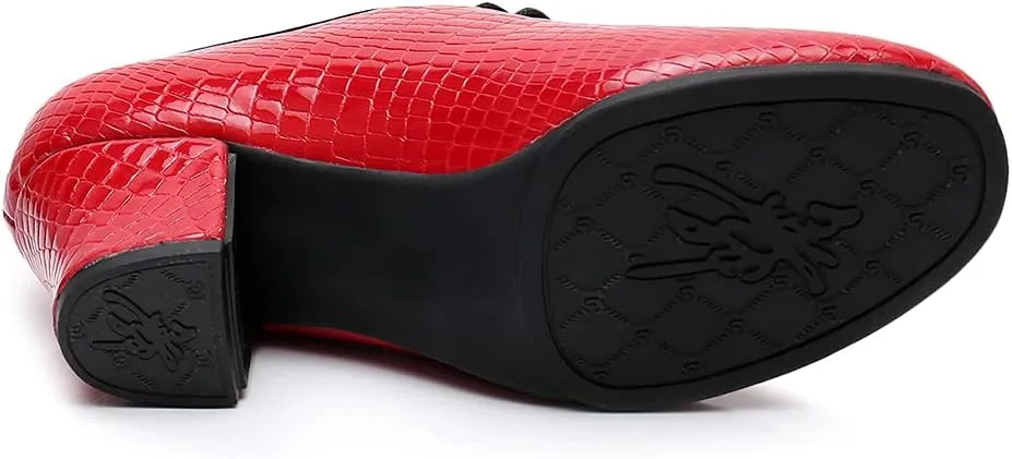 YKXLM Standard Latin Dance Practice Ballroom Dance Shoes Lace Up Closed Toe Teaching Shoes with Fashion Material,Model MF-STW