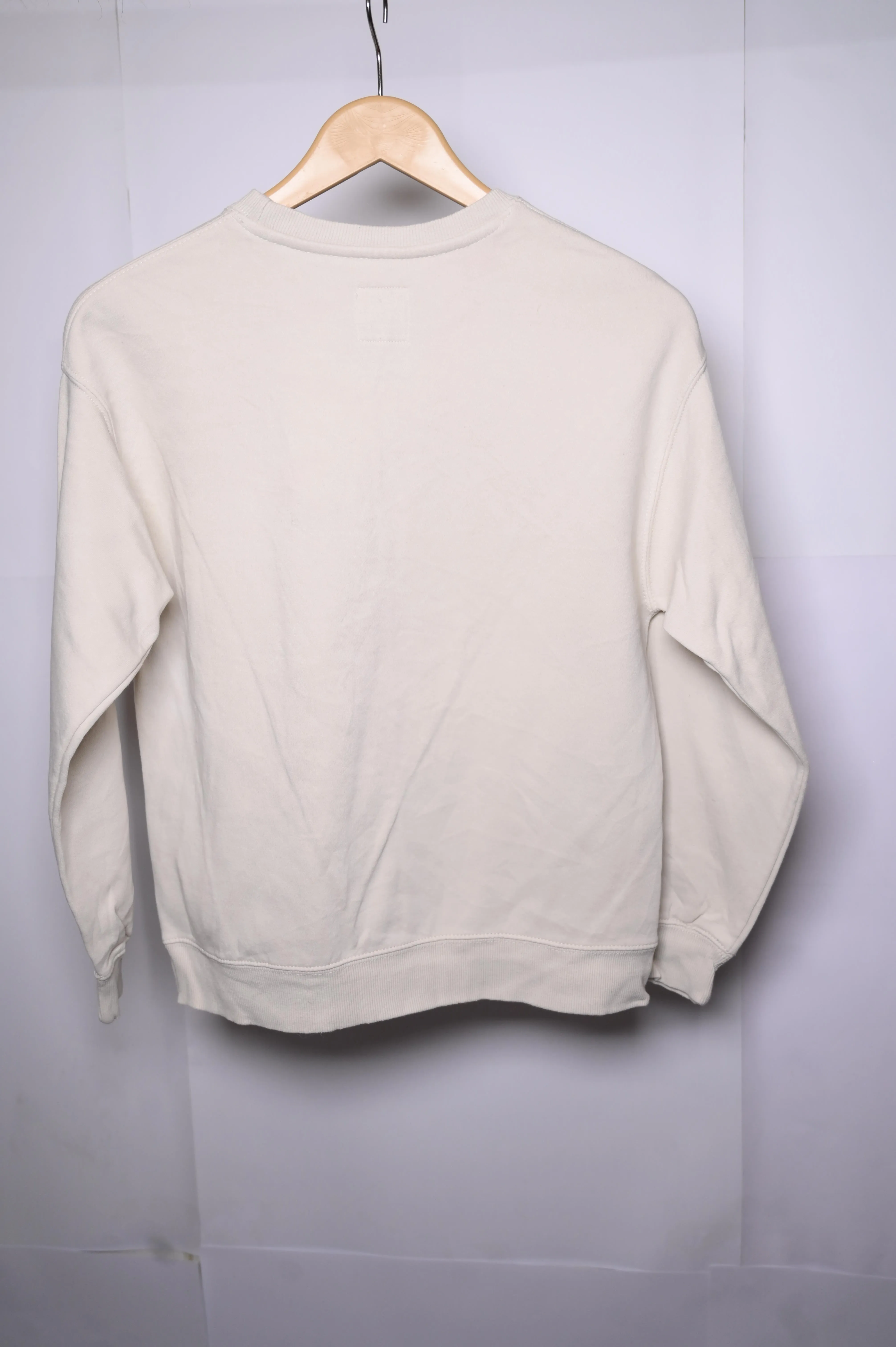 Zara Cream Sweatshirt - Medium